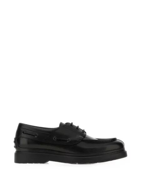 Pantofi Tod's cu șireturi din piele negru