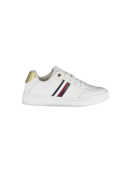 Trampki Tommy Hilfiger skórzane sznurowane białe