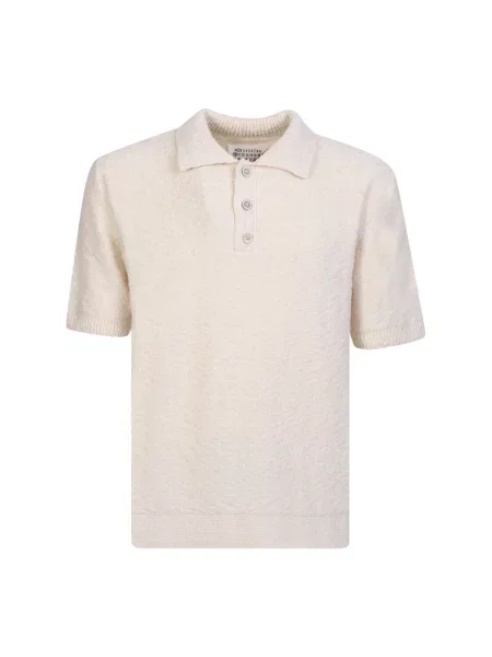Bukiecik koszulka polo Maison Margiela biała