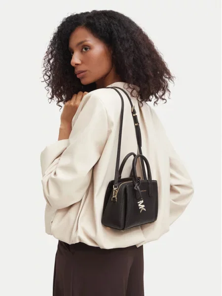 Torbica MICHAEL Michael Kors Laila Tamno smeđa