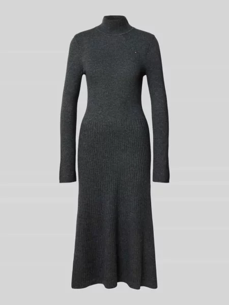 Sukienka casualowa z czystej wełny Tommy Hilfiger