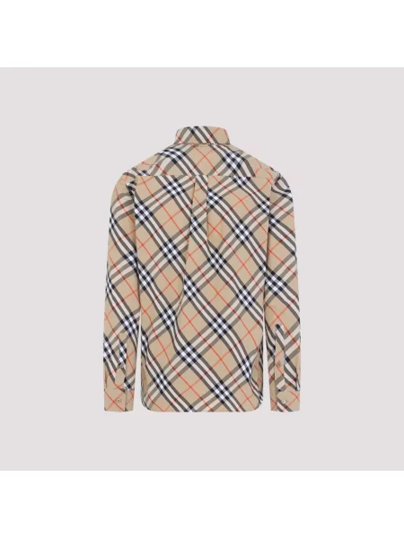 Koszula Burberry w kratę klasyczna beżowa