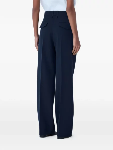 Pantaloni Jil Sander plisate albastru