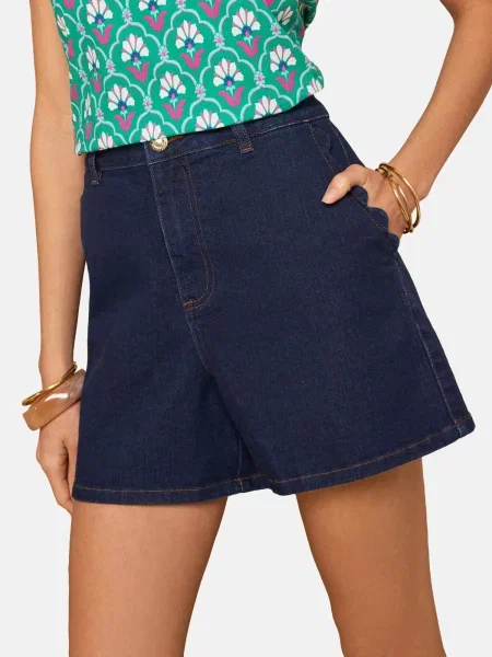 Love & roses Jeans denim albastru