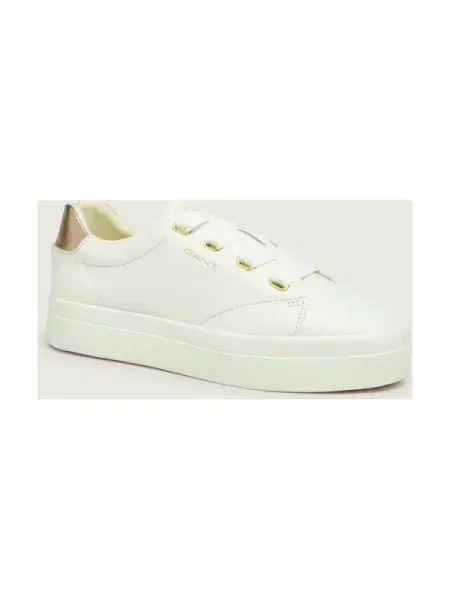 Gant Teniși din piele Avona alb