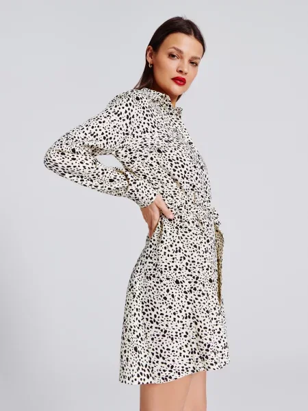 Мінісукня з візерунком різнобарвний