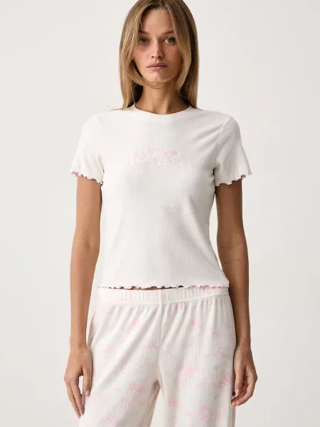 Juicy Couture роздільна піжама ROSE RIB SET рожева