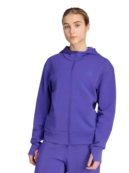 ADIDAS PERFORMANCE Športová mikina so Designed 4 Training modrofialová fialová