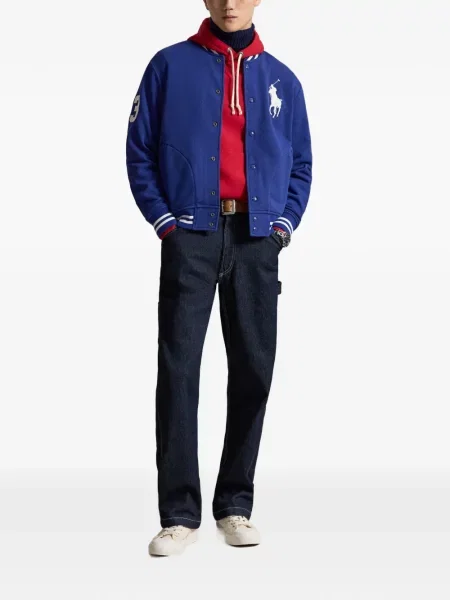 Șosete Polo Ralph Lauren cu broderie în carouri de flanelă verde