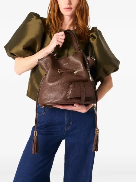 Geanta de piele Lancel din piele maro