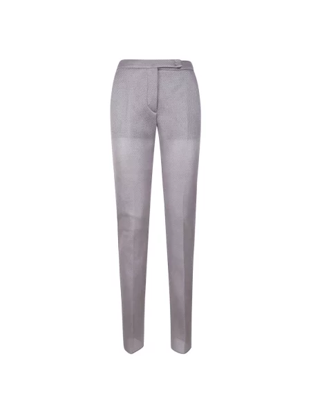 Spodnie Max Mara fioletowe