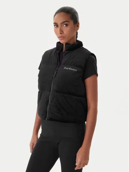 Juicy Couture Brezrokavnik Lightening črna