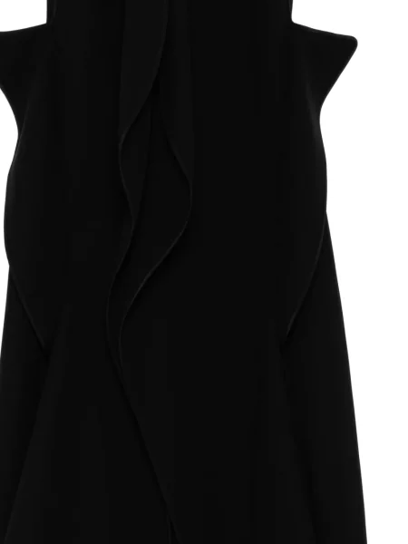 Rochie midi Maticevski până la genunchi de costum negru