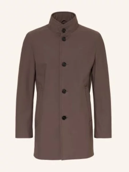 Strellson Płaszcz Finchley Flex 12 beige beżowy