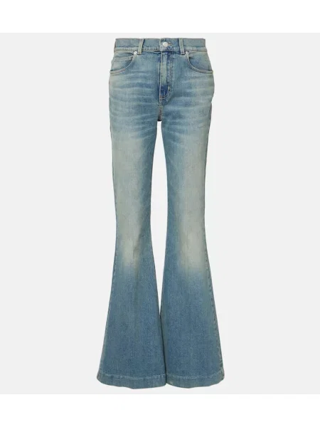 Jeansy dzwony Alexander Mcqueen dzwony niebieskie