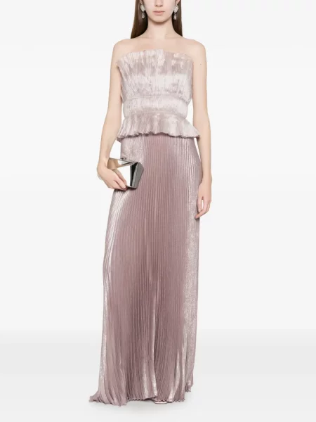 Cu peplum rochie L'idée de costum roz