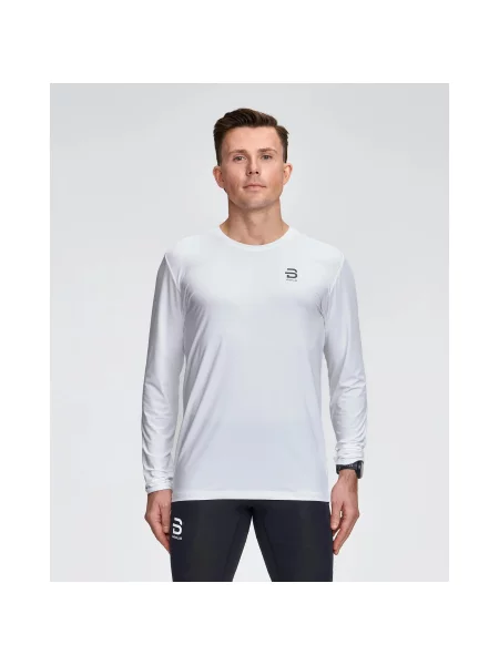 Koszulka z długim rękawem Daehlie Sportswear Tempo biała