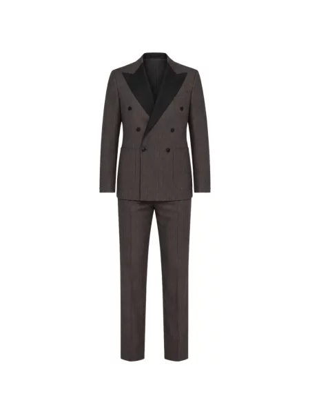 Costum Franzese Collection cu două rânduri de nasturi verde