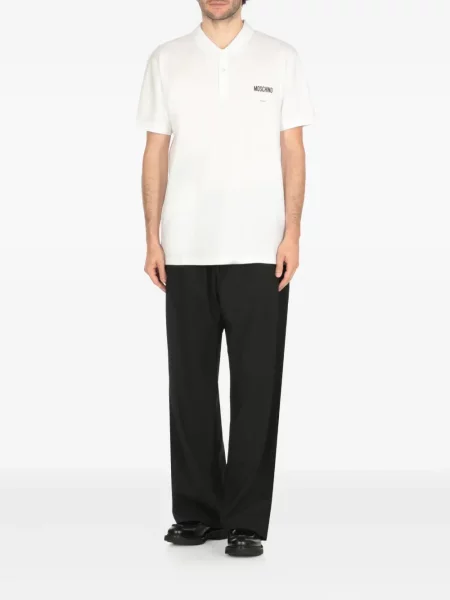 Polo Moschino alb