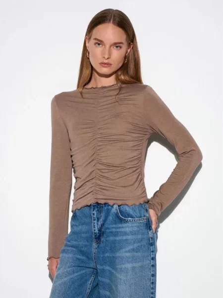 Dilvin Bluza devine dlake camel