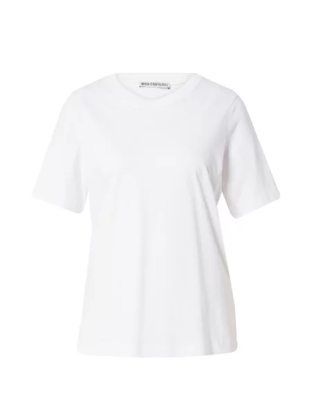 DRYKORN Tricou KIRANI murdar alb