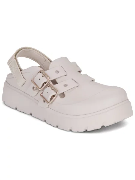 Crocs natikače s platformom za žene Loaferette Clog bež