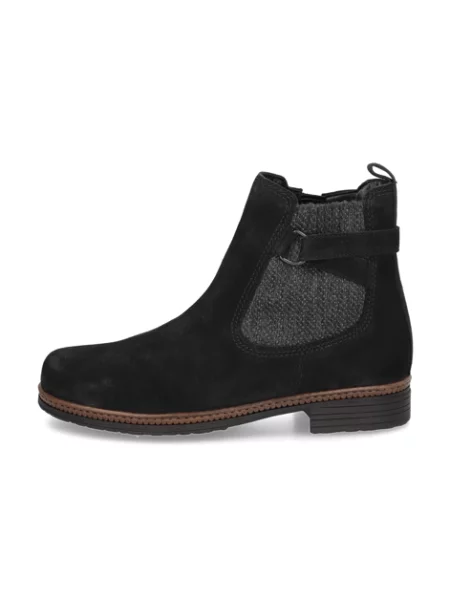 Velurové chelsea boots Gabor modré