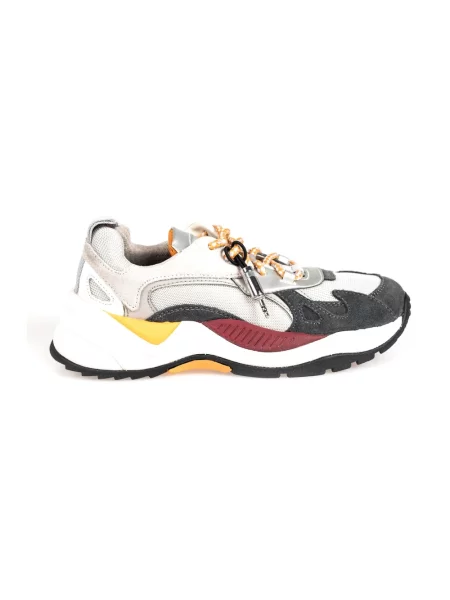 Sneakersy Geox skórzane żółte