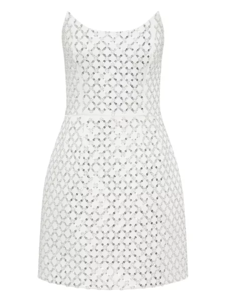 Mała mały sukienka mini Rebecca Vallance garniturowa biała