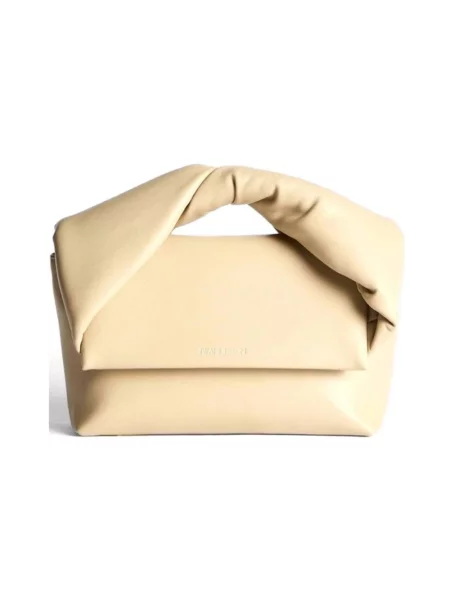 Torebka Jw Anderson skórzana beżowa