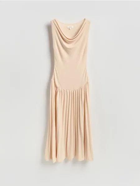 Reserved Rochie maxi bej