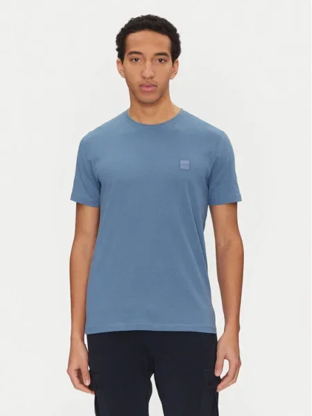 BOSS Tricou Tales albastru