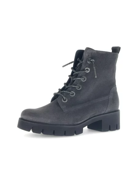 Buty do kostki Gabor skórzane szare