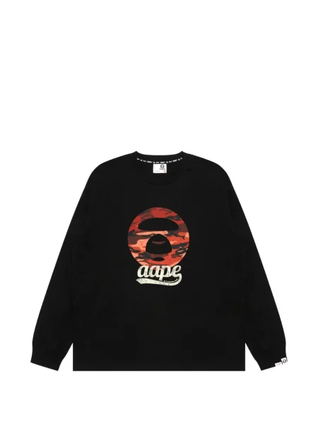 Tricou Aape By A Bathing Ape cu imagine negru