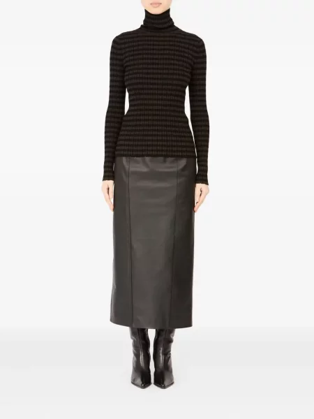 Плетена тениска Mm6 Maison Margiela кафяво