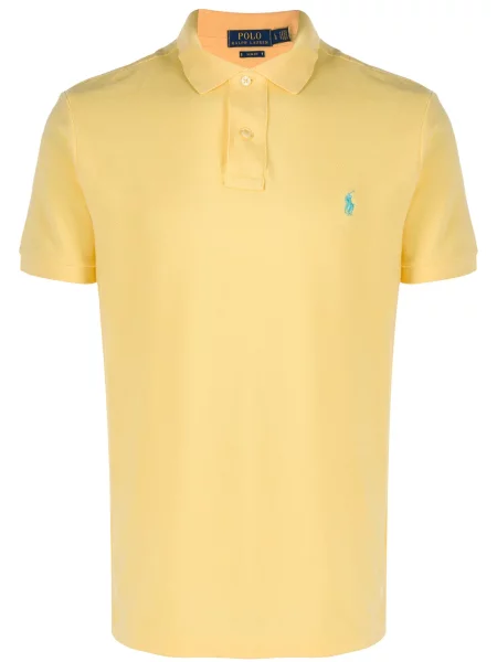 Polo Polo Ralph Lauren cu broderie galben