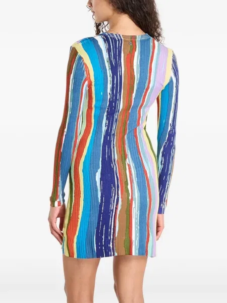 Rochie mini Desigual tricotate albastru
