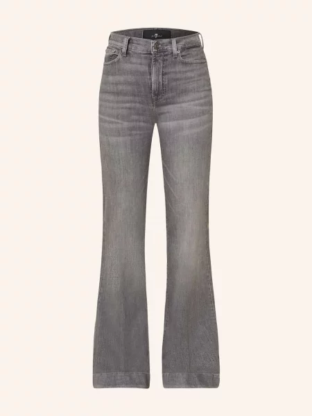 7 For All Mankind Flared Džíny Modern Dojo oho soho grey šedé