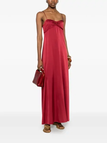 Rochie Forte_forte din satin roșu
