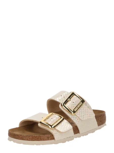 BIRKENSTOCK Saboți Sydney crem / muștar galben