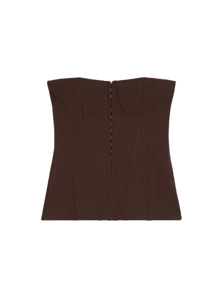 Bershka Top ciocolatiu