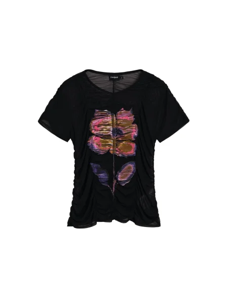 Desigual Tricou mai multe culori negru