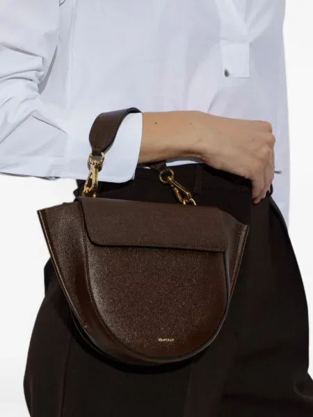 Geantă shopper Wandler din piele maro