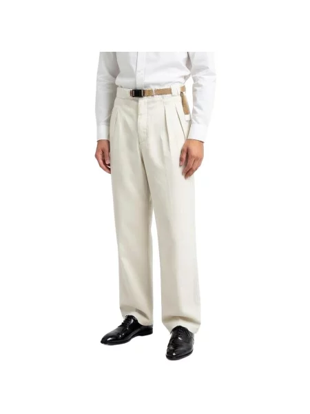 Pantaloni White Sand alb