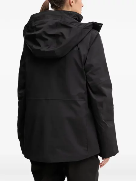 Geacă The North Face cu glugă negru