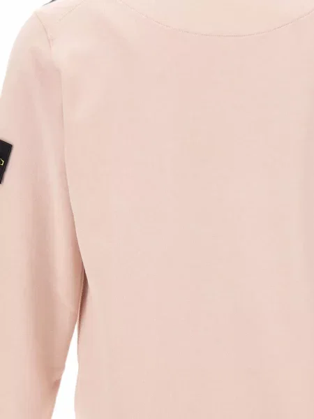 Hanorac Stone Island cu strasuri roz