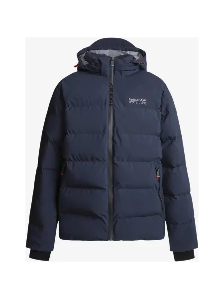 Kurtka Red Bull Racing x Pepe Jeans City Puffer granatowa XL czerwone