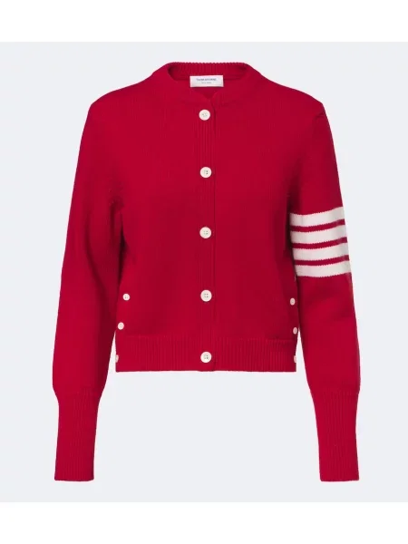 Kardigán Thom Browne červená