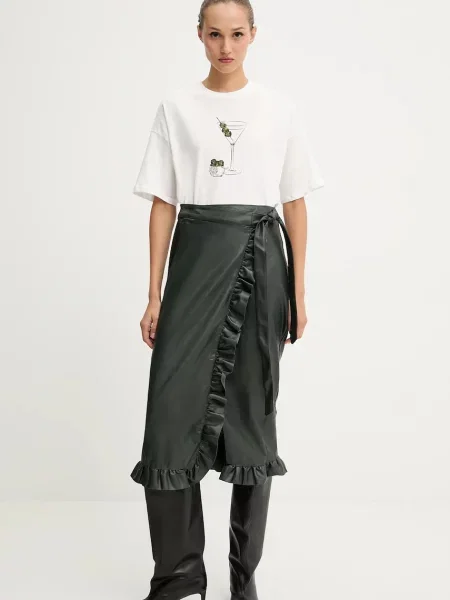 Спідниця Never Fully Dressed midi пряма зелений