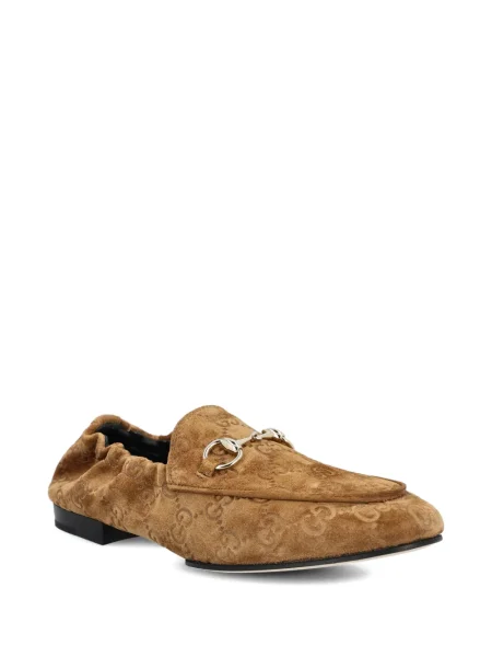 Pantofi loafer Gucci maro